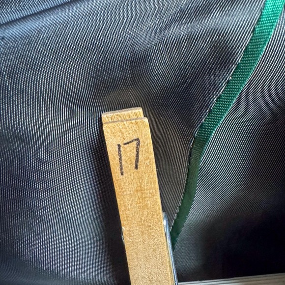 James Campbell Blazer Mens 42R Charcoal Plaid Wool Filarte Lanificio Sport Coat - Picture 14 of 14